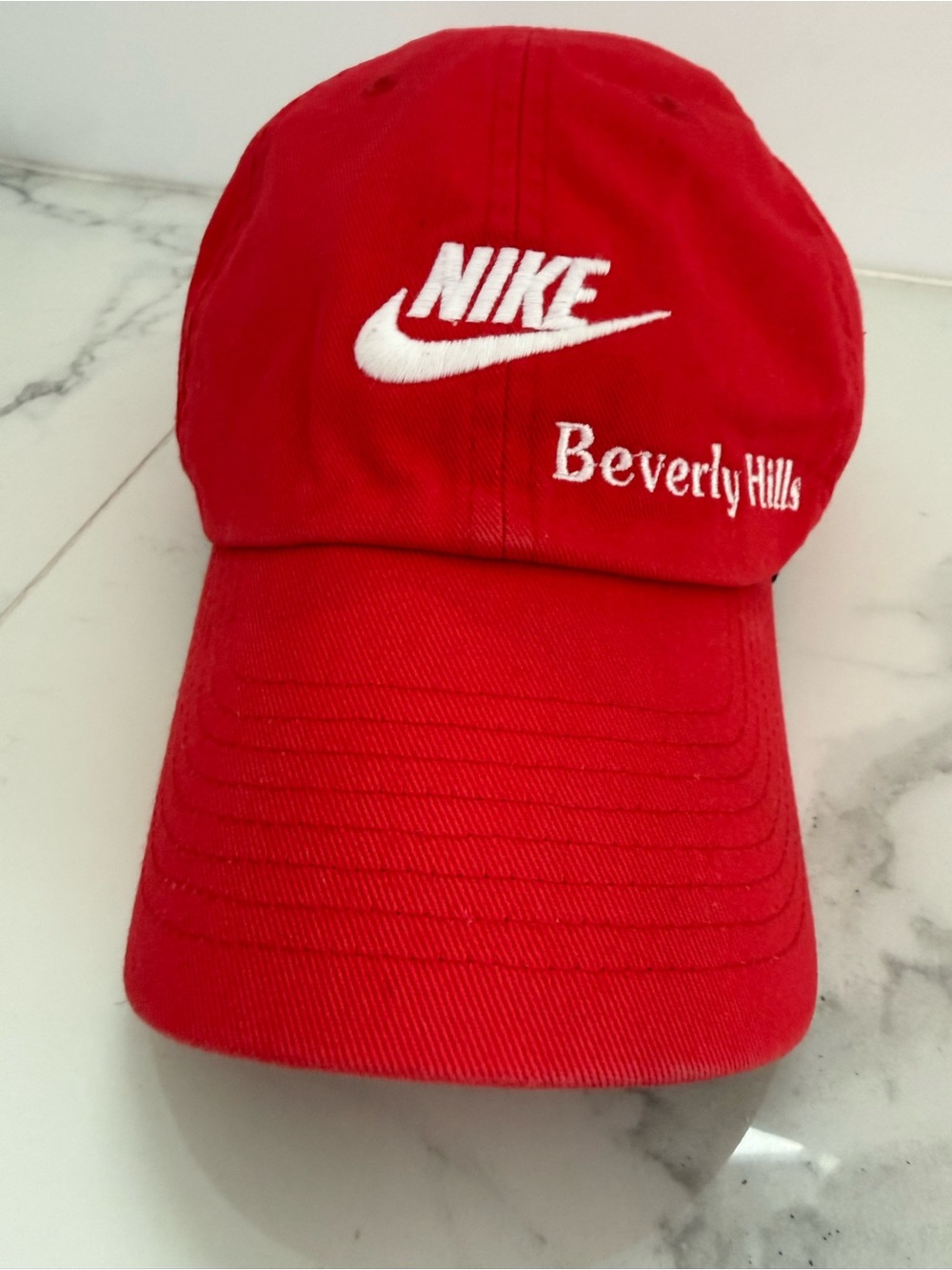 Nike Heritage86 Beverly Hills Adjustable Dad Hat University Red Cap OSFA